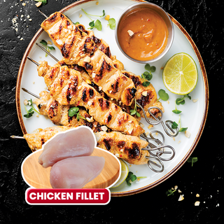 Chicken Satay with Peanut Sauce